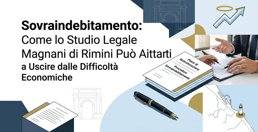 Sovraindebitamento: Come lo Studio Legale Magnani di Rimini Può Aiutarti a Uscire dalle Difficoltà Economiche